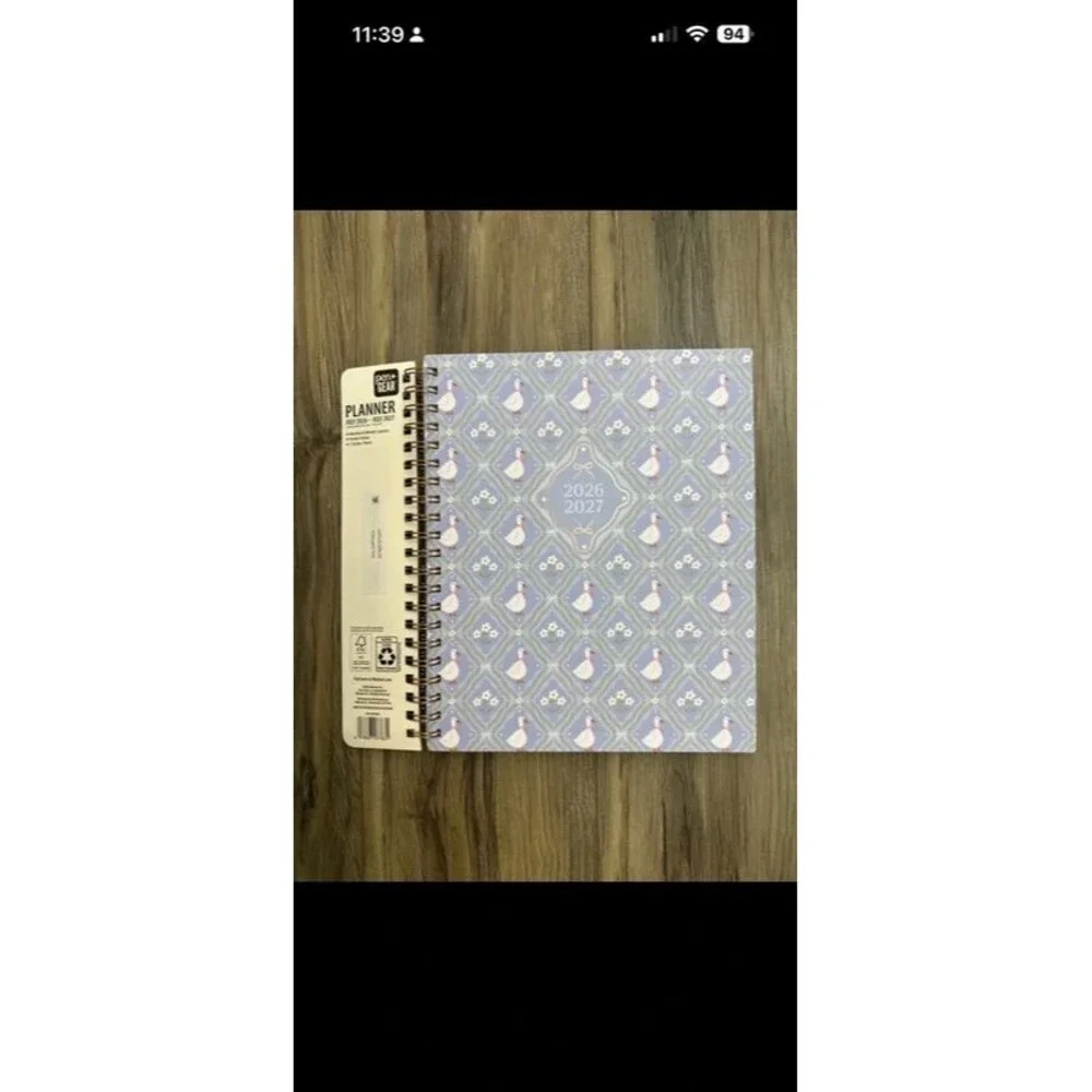 Planner 2026-2027 Monthly & Weekly Layout - Pen + Gear Goose & Bow theme 90s